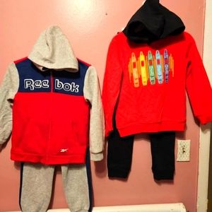 Bundle sweatsets, boys size 6/7/8 winter